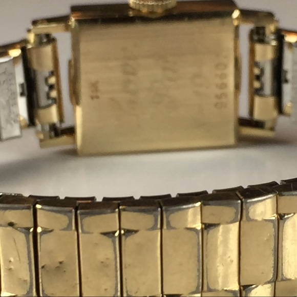 Vintage 14K Universal Geneve Tank Wristwatch, Works - Picture 6 of 12